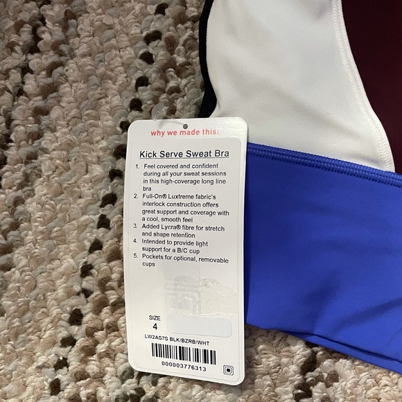 Lululemon kick serve sweat bra - Picture 3 of 3